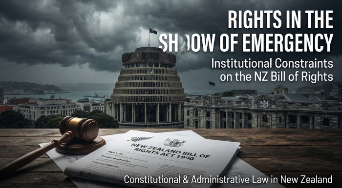 Rights in the Shadow of Emergency: Institutional Constraints on New Zealand Bill of Rights and Constitutional and Administrative Law in New Zealand