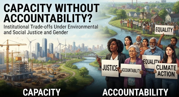 Capacity Without Accountability? Institutional Trade-offs Under Environmental and Social Justice and Gender