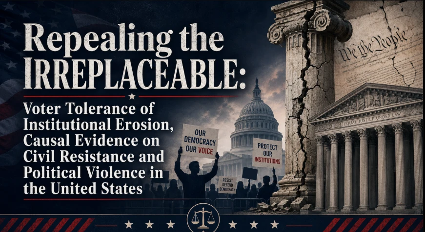 Repealing the Irreplaceable: Voter Tolerance of Institutional Erosion, Causal Evidence on Civil Resistance and Political Violence in the United States.