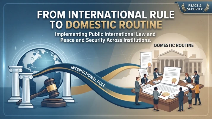 From International Rule to Domestic Routine: Implementing Public International Law and Peace and Security Across Institutions