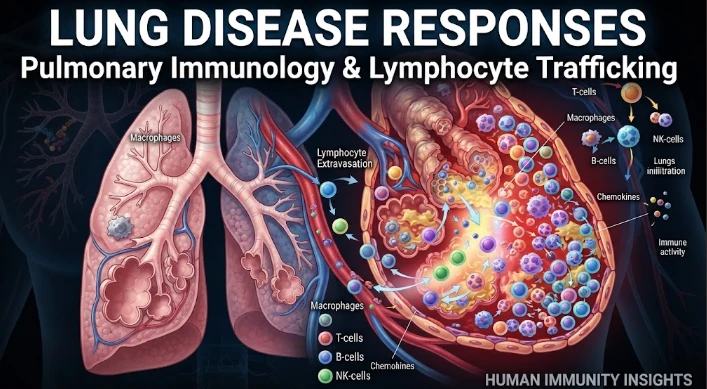 Lung Disease Responses through Pulmonary Immunology and Lymphocyte Trafficking in Human Immunity