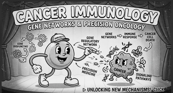 Cancer Immunology Mechanisms through Gene Regulatory Networks in Precision Oncology