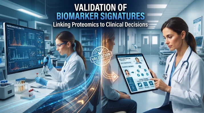 Validation of Biomarker Signatures Linking Proteomics to Clinical Decisions