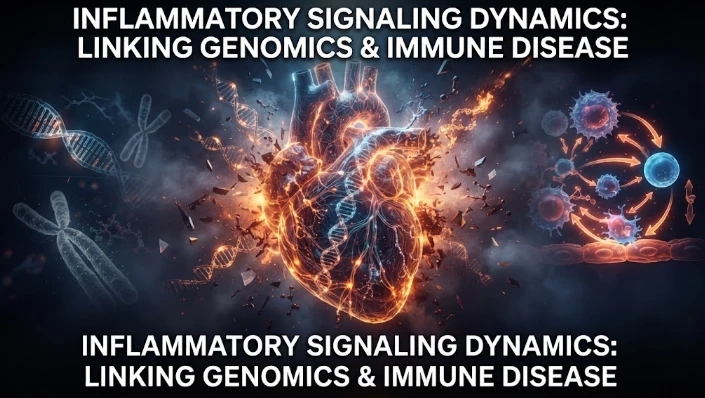 Inflammatory Signaling Dynamics Linking Cardiovascular Genomics to Immune Disease