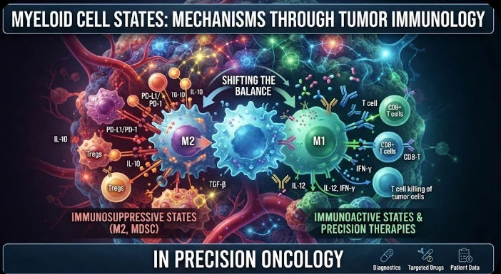 Myeloid Cell States Mechanisms through Tumor Immunology in Precision Oncology