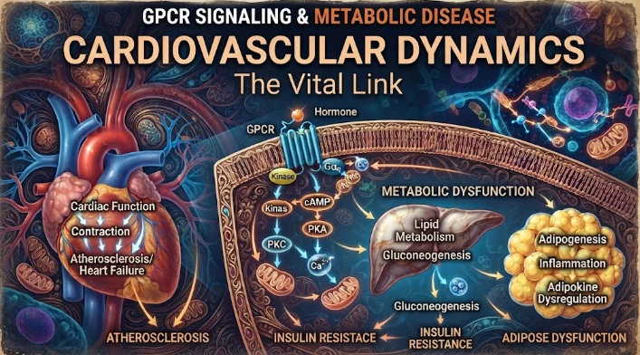Cardiovascular Signaling Dynamics Linking GPCR Signaling to Metabolic Disease