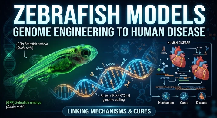 Zebrafish Models Mechanisms Linking Genome Engineering to Human Disease