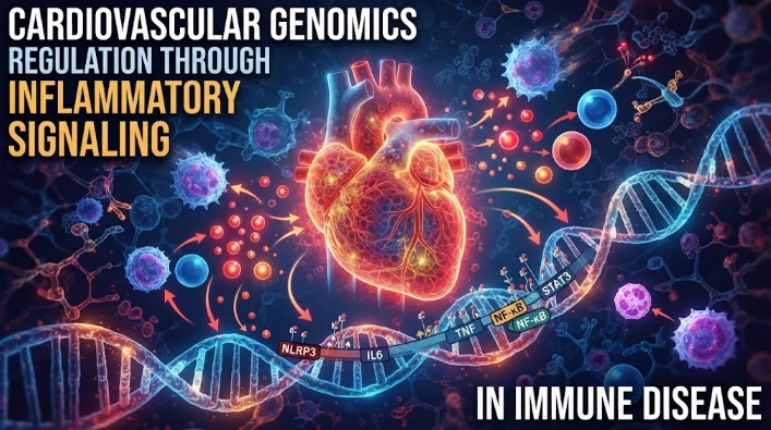 Cardiovascular Genomics Regulation through Inflammatory Signaling in Immune Disease