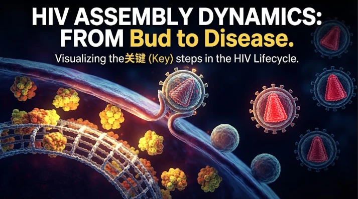 Viral Assembly Dynamics Linking HIV Assembly to Infectious Disease