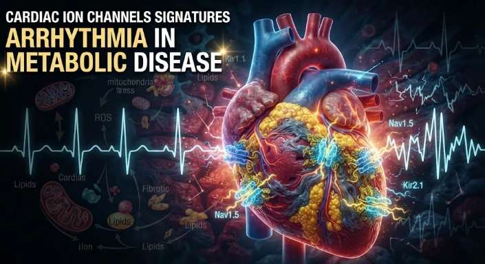 Cardiac Ion Channels Signatures through Arrhythmia in Metabolic Disease
