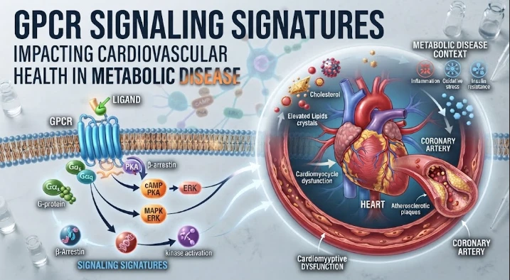 GPCR Signaling Signatures through Cardiovascular Signaling in Metabolic Disease