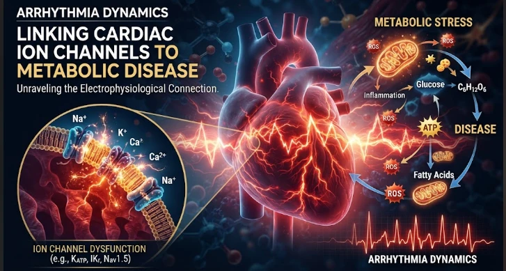 Arrhythmia Dynamics Linking Cardiac Ion Channels to Metabolic Disease