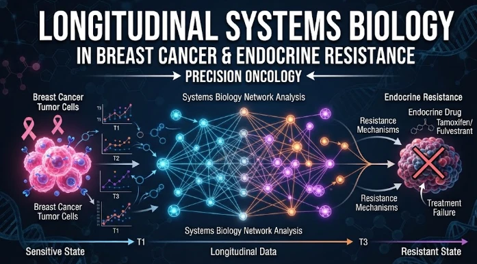 Longitudinal Systems Biology Network Roles in Precision Oncology through Breast Cancer and Endocrine Resistance