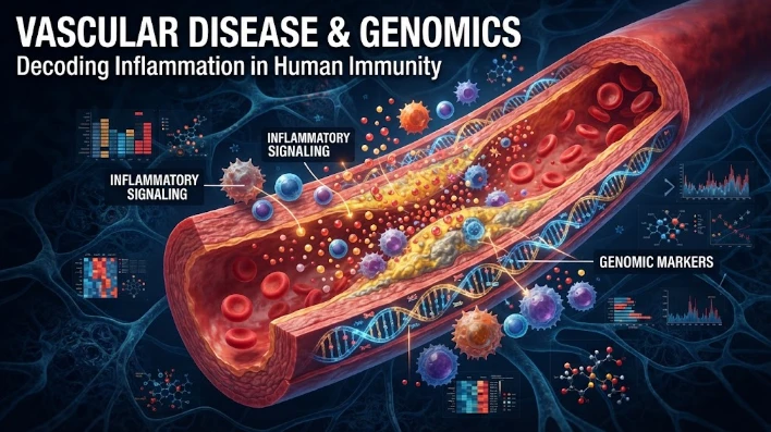 Vascular Disease Responses through Cardiovascular Genomics and Inflammatory Signaling in Human Immunity