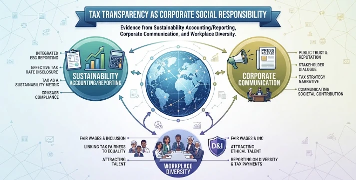 Tax Transparency as Corporate Social Responsibility: Evidence from Sustainability accounting/reporting, corporate communication, and workplace diversity