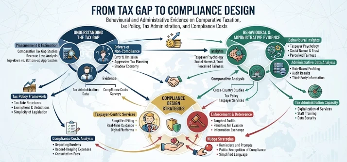 From Tax Gap to Compliance Design: Behavioural and Administrative Evidence on Comparative taxation, tax policy, tax administration, compliance costs