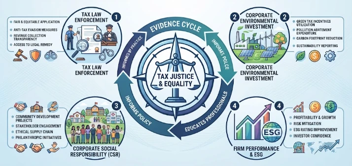 Tax Justice in Practice: Access-to-Rights Evidence from Tax law enforcement, corporate environmental investment, CSR, firm performance