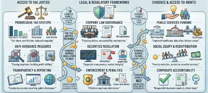 Tax Justice in Practice: Access-to-Rights Evidence from Taxation, advanced taxation issues, company law, securities regulation