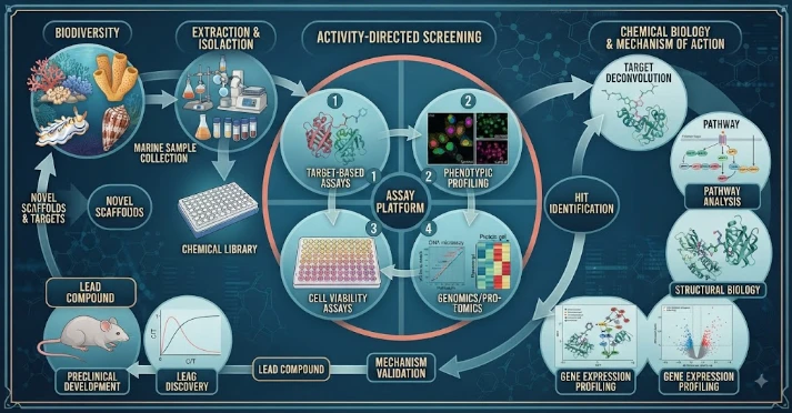 From Biodiversity to Mechanism: Activity-Directed Discovery in Marine natural products, chemical biology and drug discovery