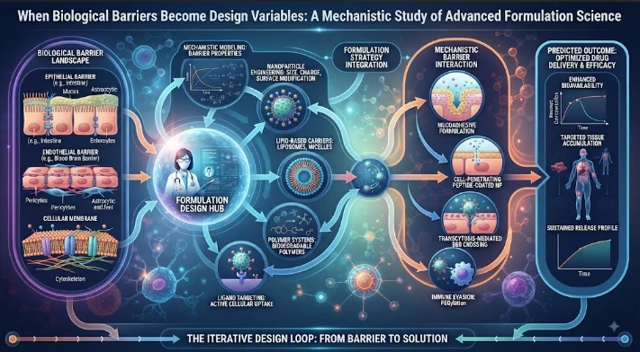 When Biological Barriers Become Design Variables: A Mechanistic Study of Advanced Formulation Science