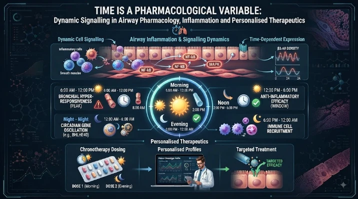 Time Is a Pharmacological Variable: Dynamic Signalling in Airway Pharmacology, Inflammation and Personalised Therapeutics