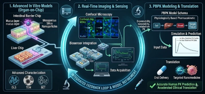 Closing the In Vitro–In Vivo Gap: Organ-on-Chip, Imaging, and PBPK Integration for Mesoporous Materials, Oral/Targeted Nanomedicine and Advanced Delivery