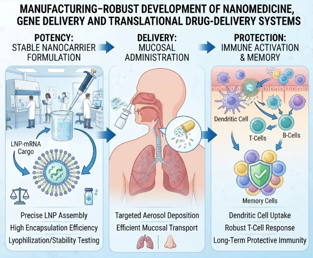 From Potency to Protection: Manufacturing-Robust Development of Nanomedicine, gene delivery and translational drug-delivery systems