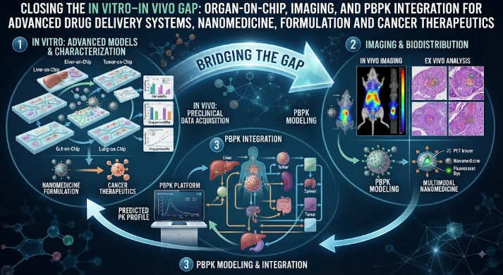 Closing the In Vitro–In Vivo Gap: Organ-on-Chip, Imaging, and PBPK Integration for Advanced Drug Delivery Systems, Nanomedicine, Formulation and Cancer Therapeutics