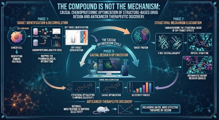 The Compound Is Not the Mechanism: Causal Chemoproteomic Optimization of Structure-based drug design and anticancer therapeutic discovery
