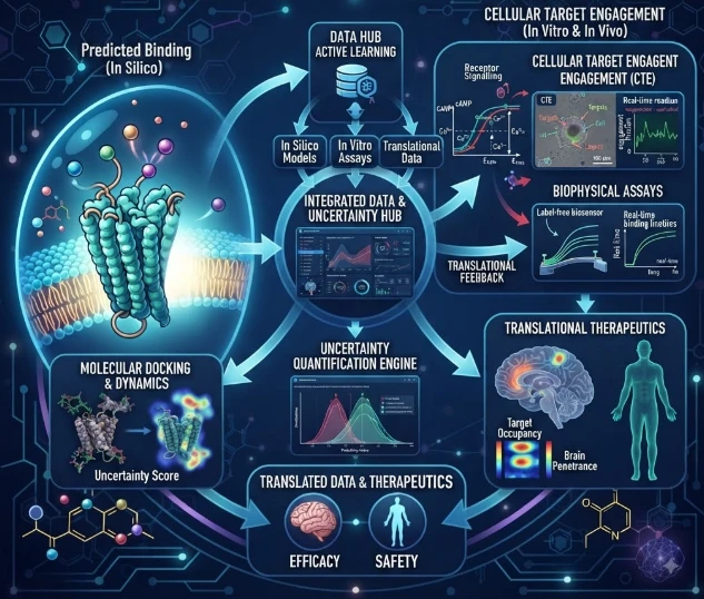 From Predicted Binding to Cellular Target Engagement: An Uncertainty-Aware Platform for Cannabinoid Pharmacology, Receptor Signalling, Drug Discovery and Translational Therapeutics