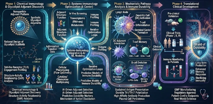 Durability by Design: Systems-Immunology Optimization of Chemical Immunology, Glycolipid Vaccine Adjuvants and Translational Clinical Development