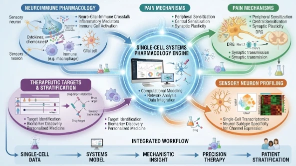 From Receptor Mechanism to Patient Stratification: Single-Cell Systems Pharmacology of Neuroimmune Pharmacology, Pain, Sensory Neurons and Therapeutic Targets
