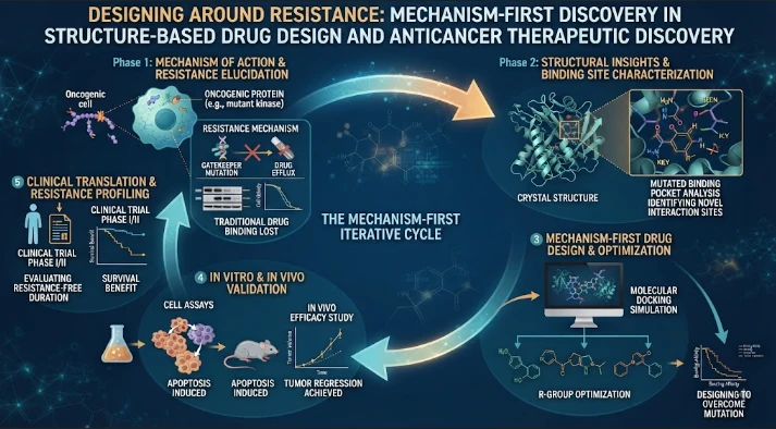 Designing Around Resistance: Mechanism-First Discovery in Structure-based drug design and anticancer therapeutic discovery