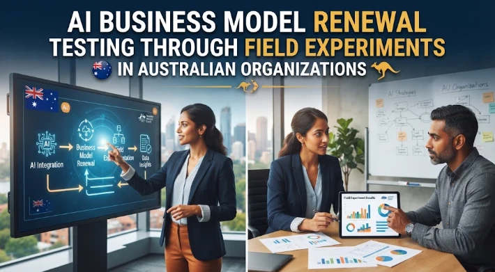 Testing AI Business Model Renewal Through Field Experiments in Australian Organizations