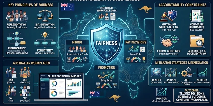 Governing Talent Decision Fairness Under Accountability Constraints in Australian Workplaces